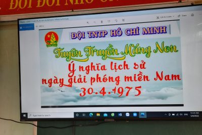 Tuyên truyền măng non ý nghĩa lịch sử ngày giải phóng miền Nam(30/4-1975-30/4/2022) và ngày Quốc tế lao động 1/5